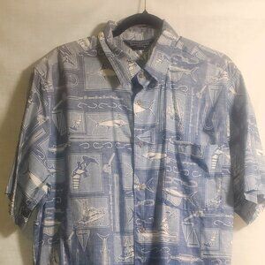 Blue Water wear Hawaiian shirt